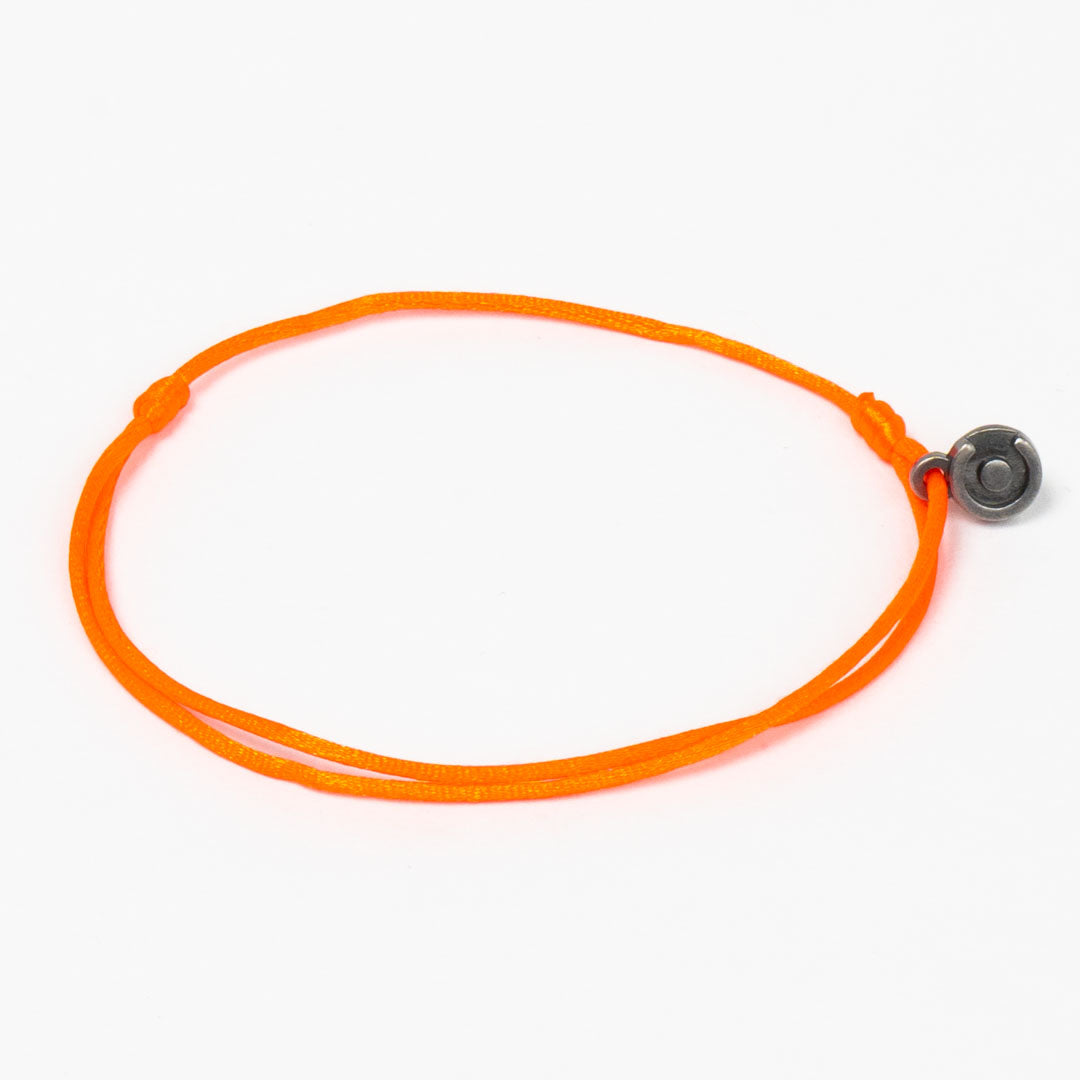 Oranje Satijnen armband