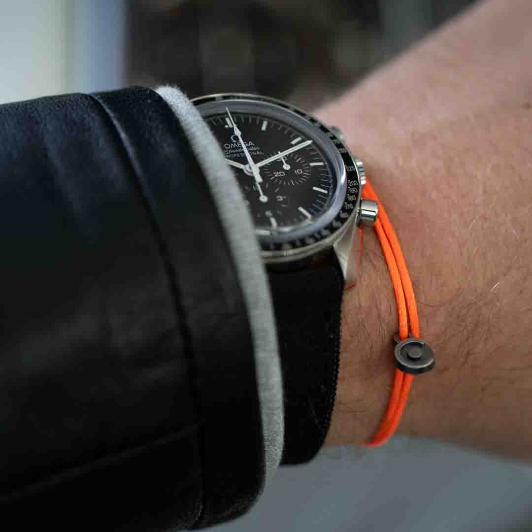 Oranje Satijnen armband