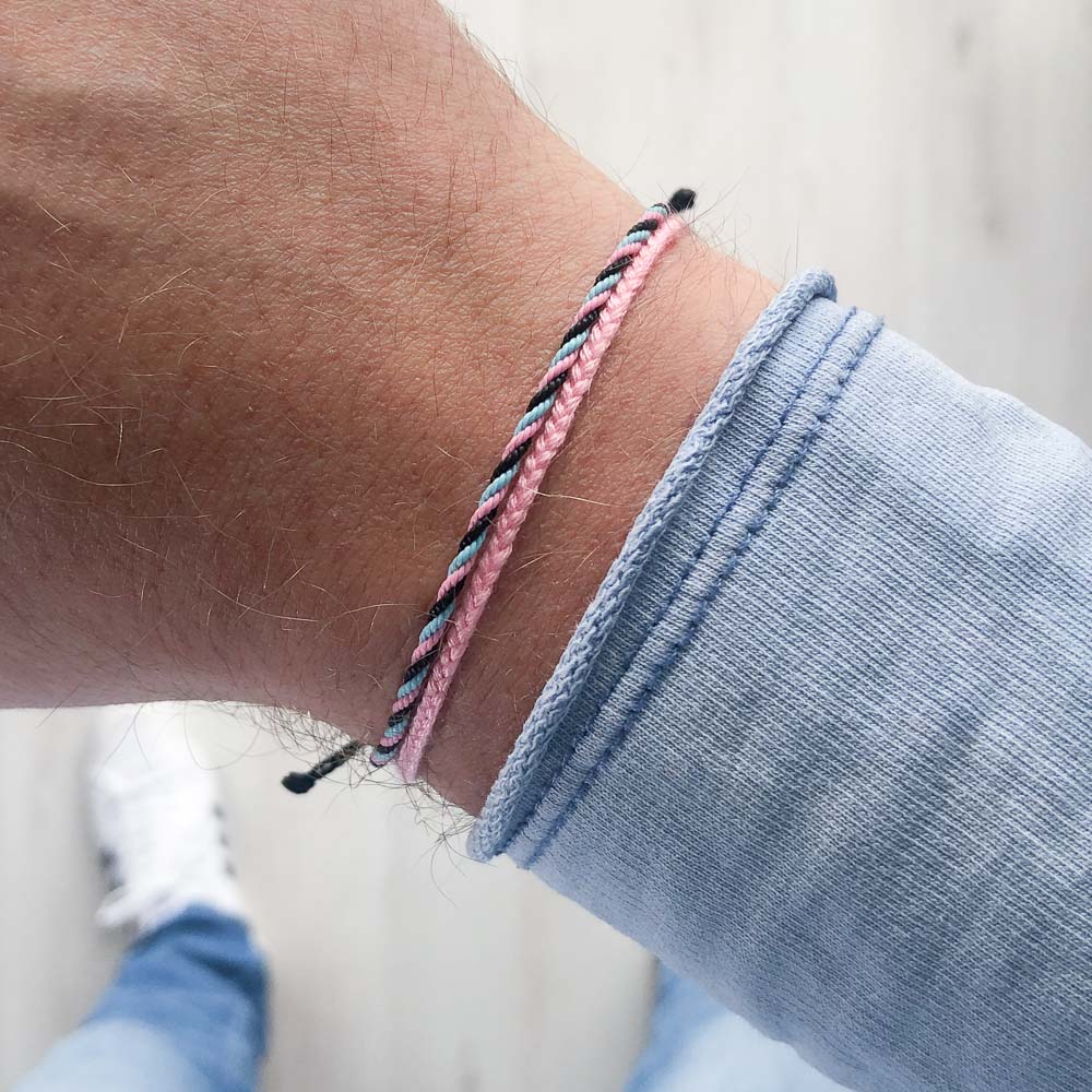 Pink Polarity Bracelet set