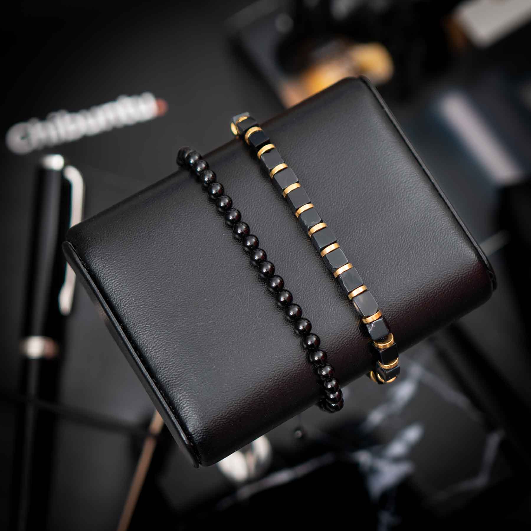 Black Agate & Black Onyx Duo pack