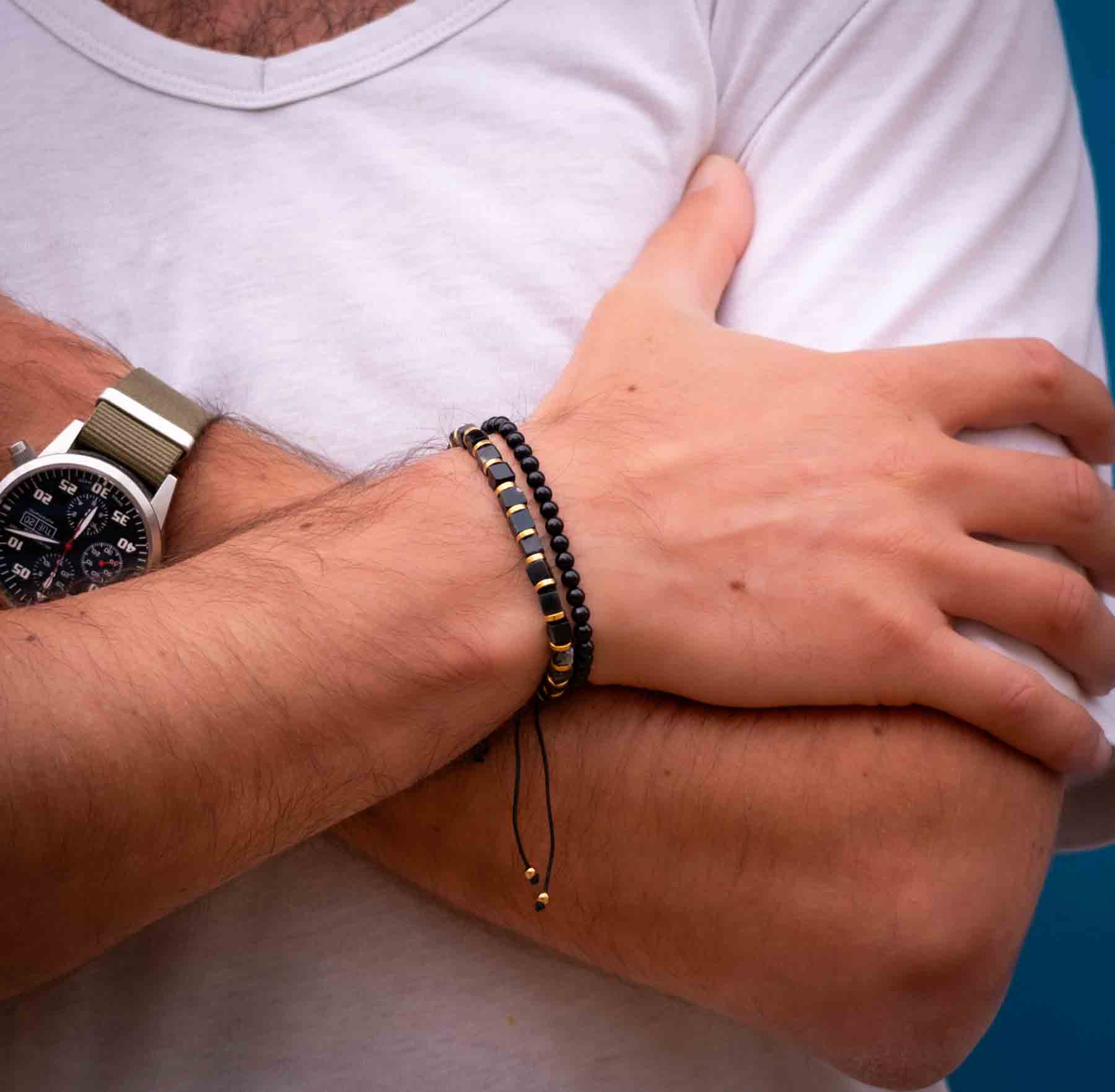 Black Agate & Black Onyx Duo pack