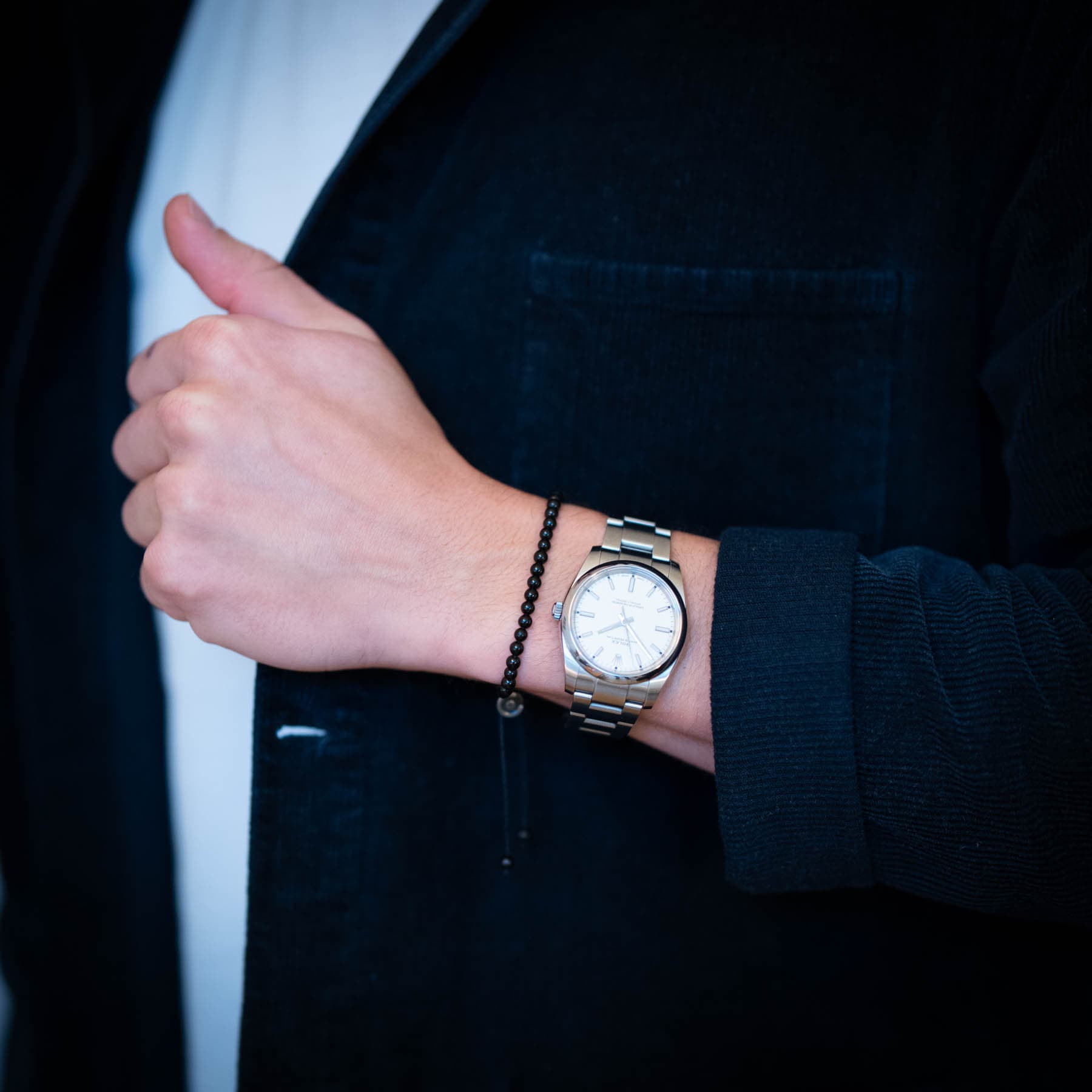 Zwarte Toermalijn armband