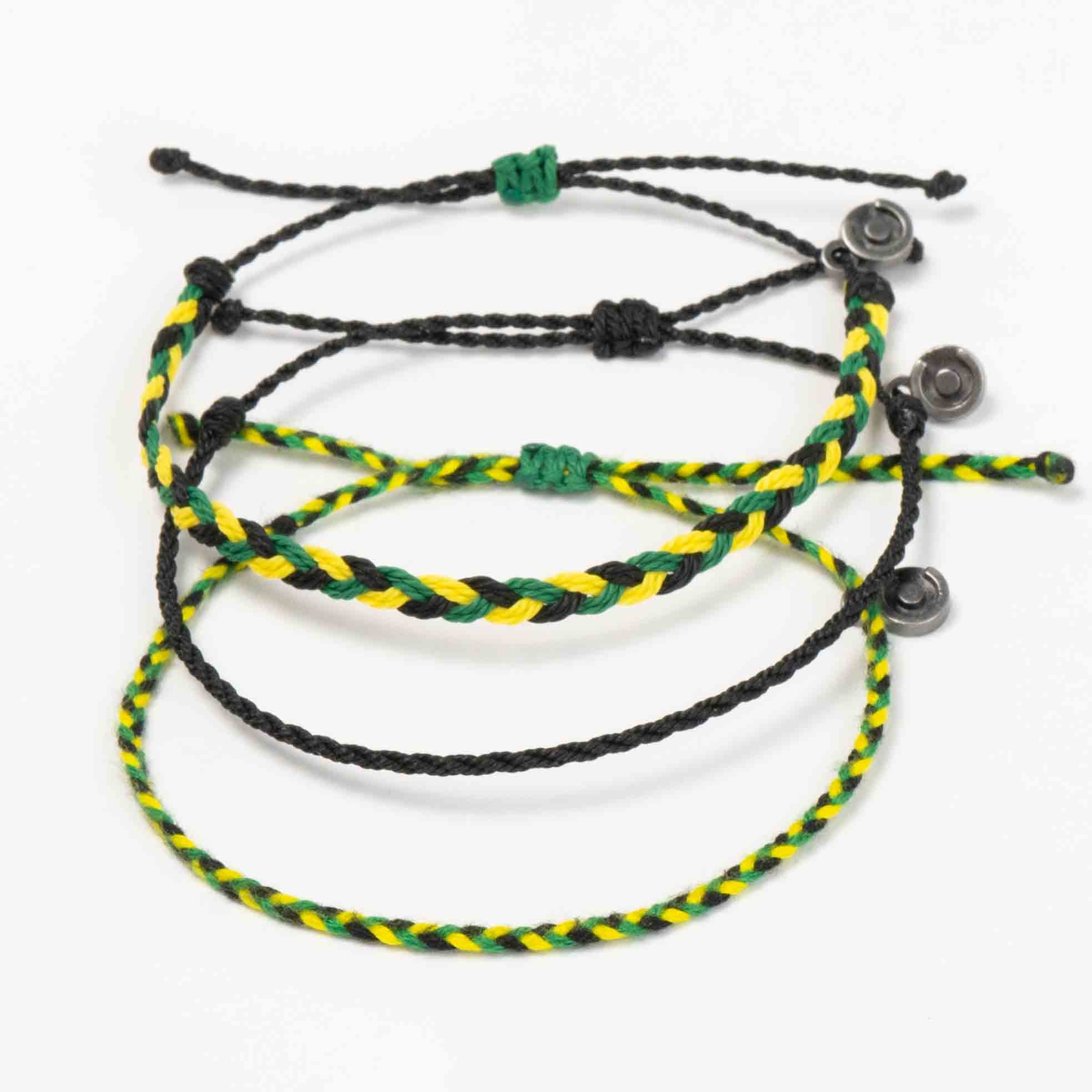 Jamaica armbanden 3-pack