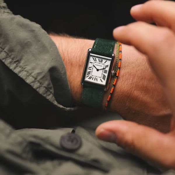 Orange Perlen Armband