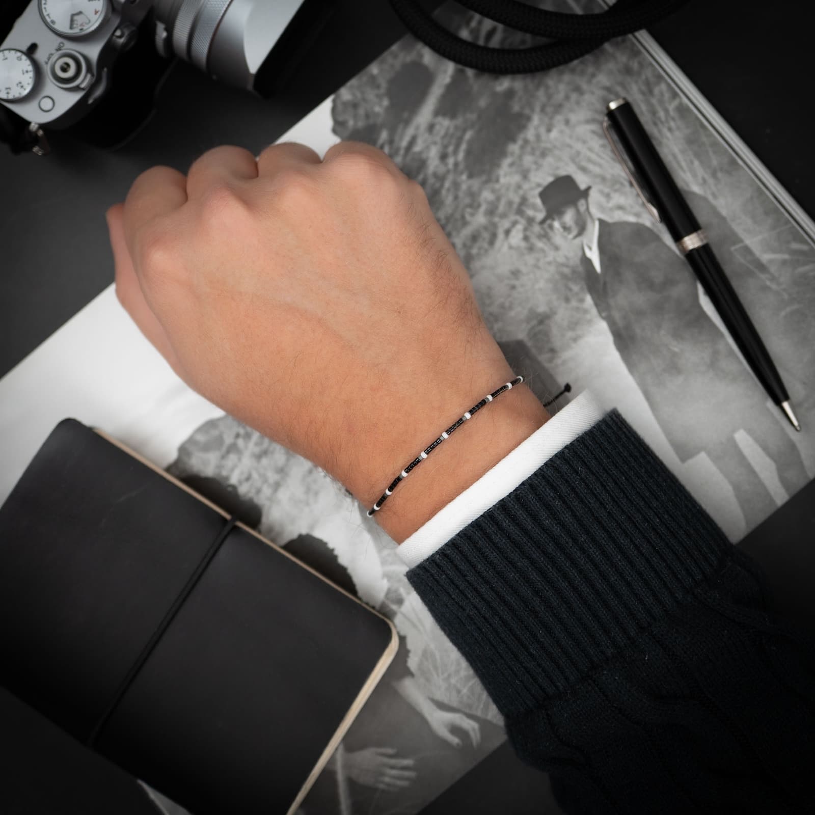 James Bond Perlen Armband