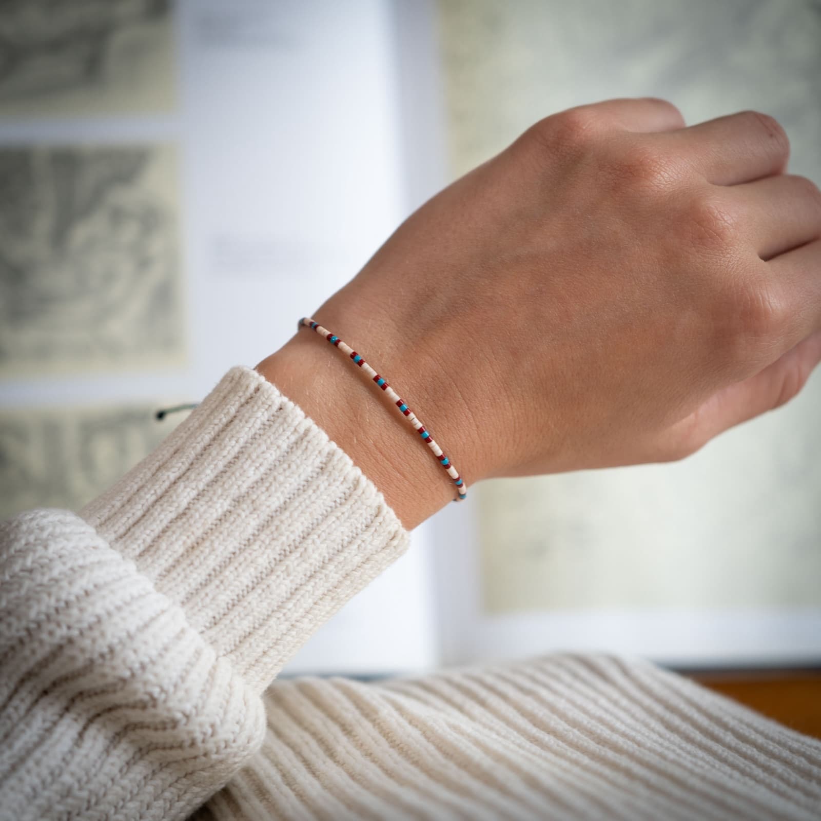 Midzomernacht lichte Kralen armband