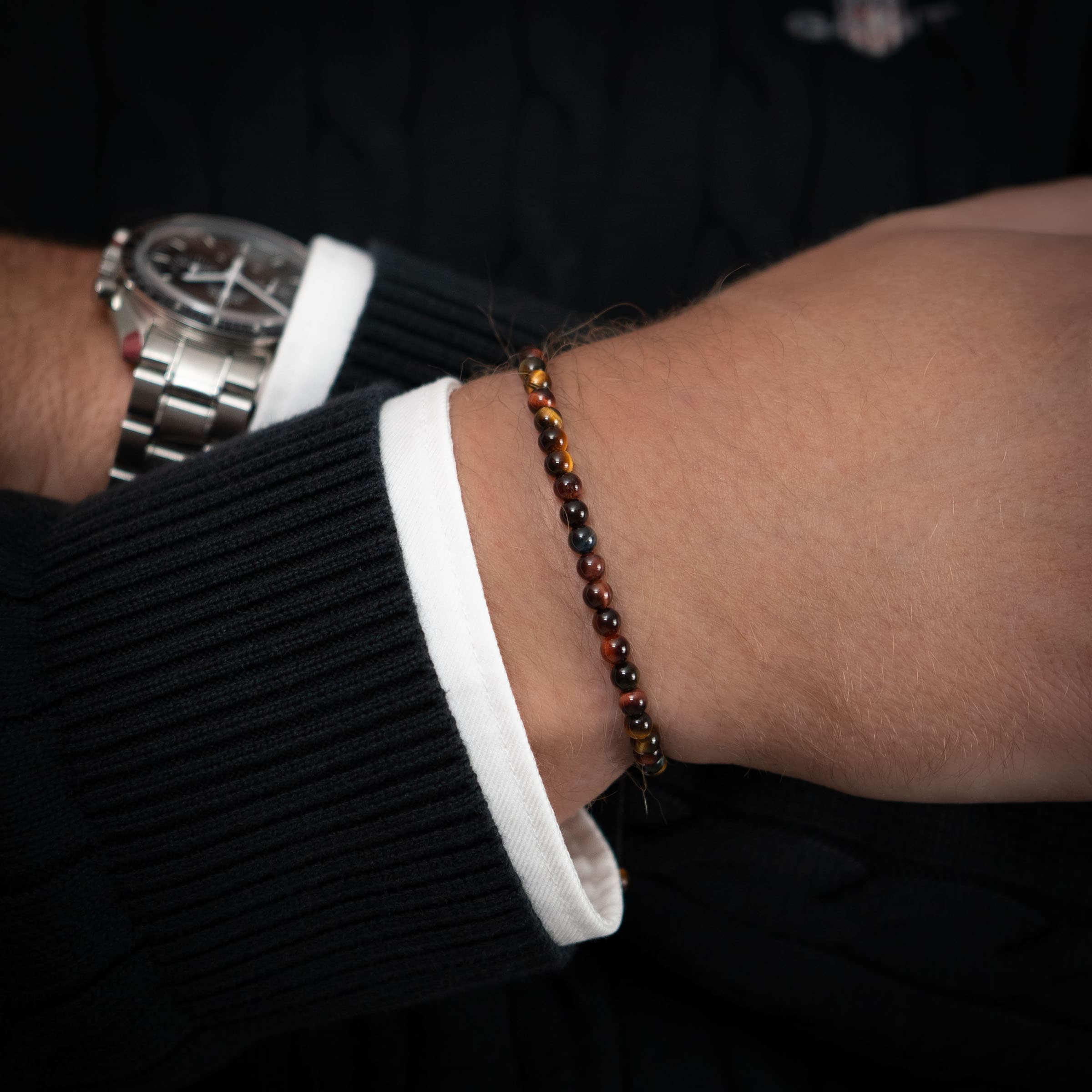 Multicolor Tiger Gemstone Bracelet