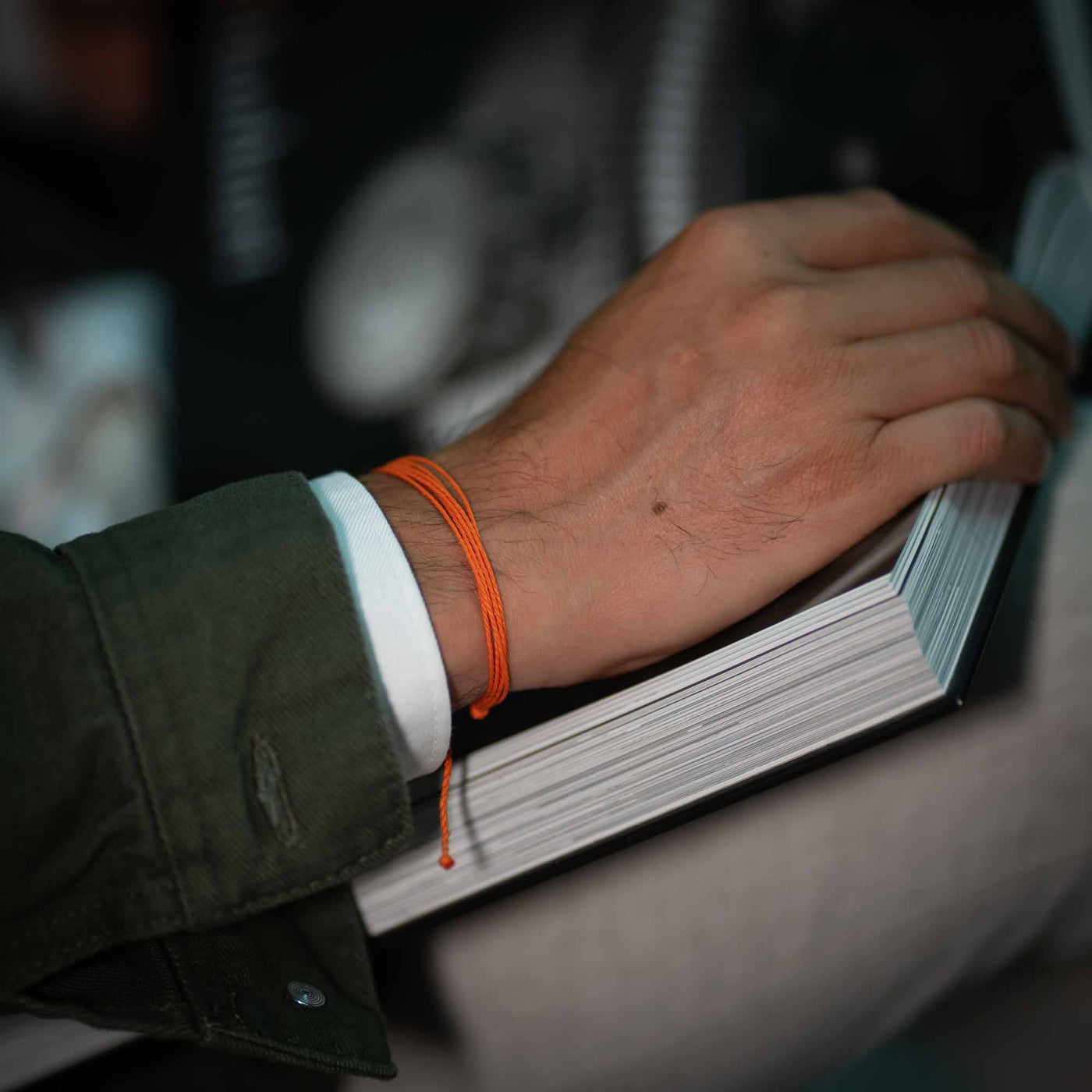 Orange String Bracelet by Chibuntu®