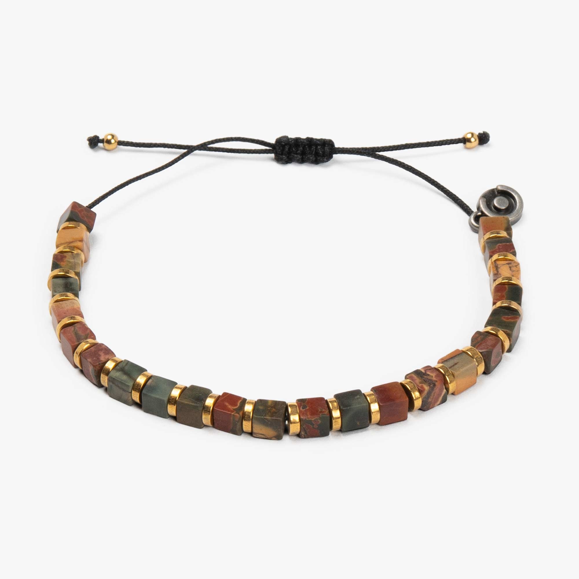 Picasso Jasper Square Cut Gemstone armband