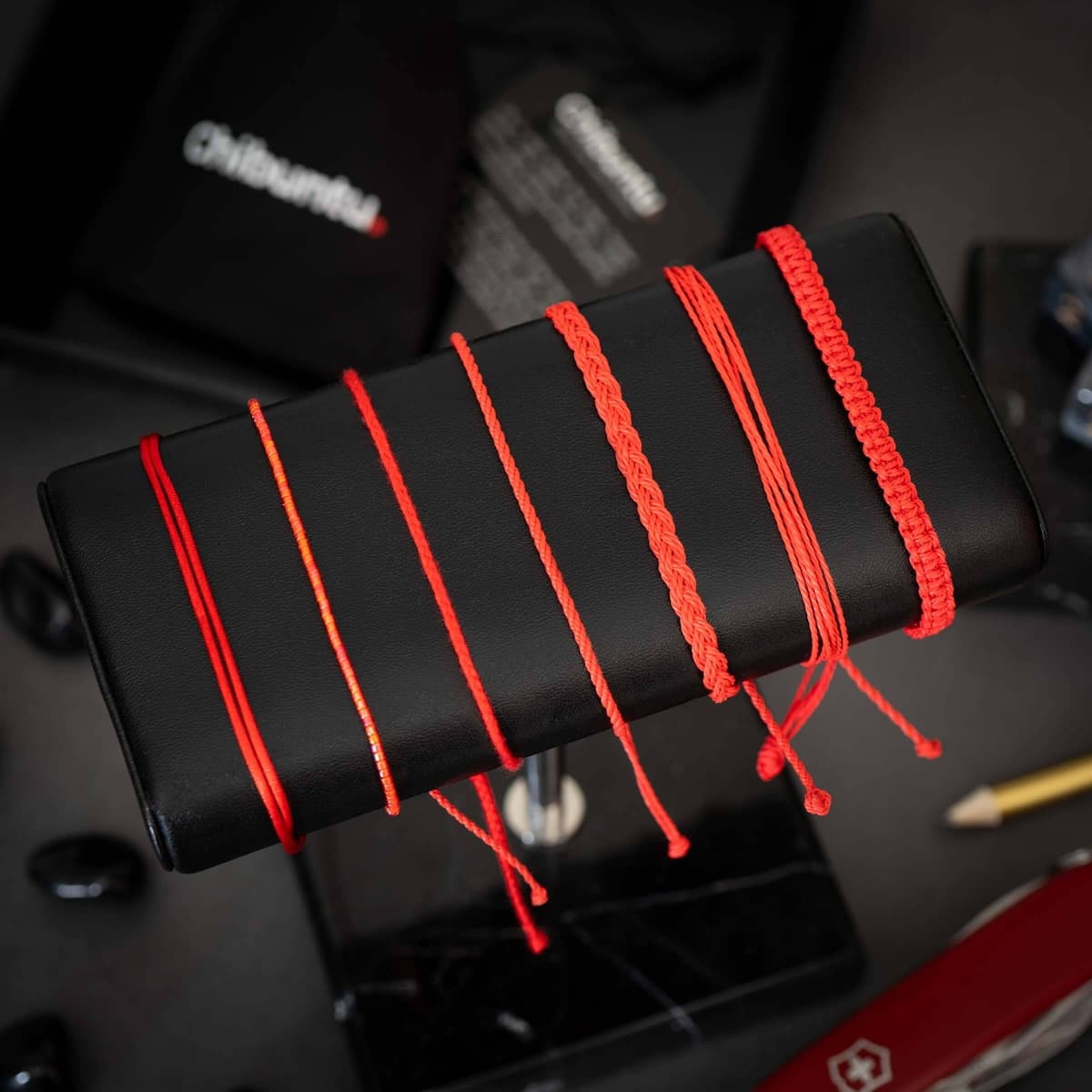 red bracelet collection