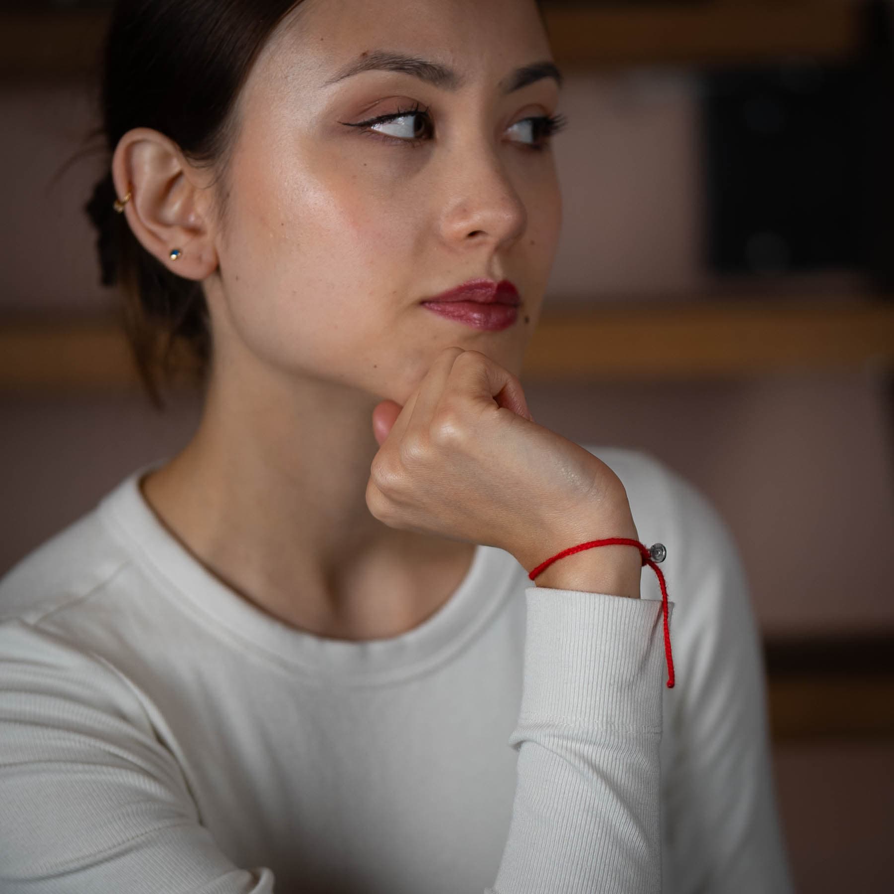 Glücks Rotes Original Armband - 925 Sterling Silber