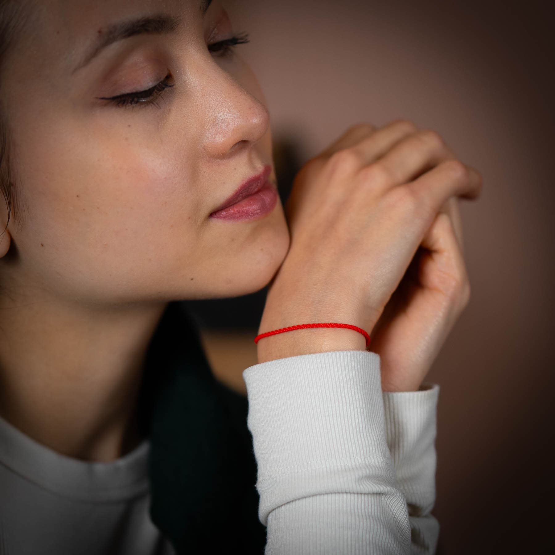 Glücks Rotes Twisted Armband