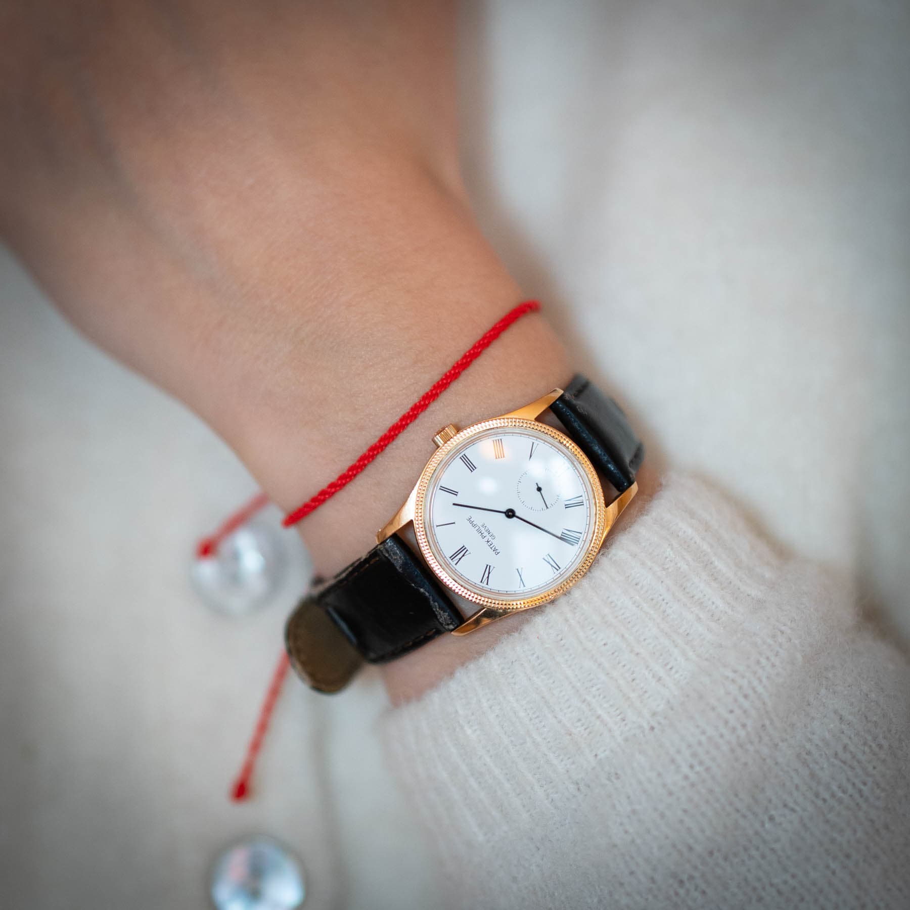 Glücks Rotes Twisted Armband