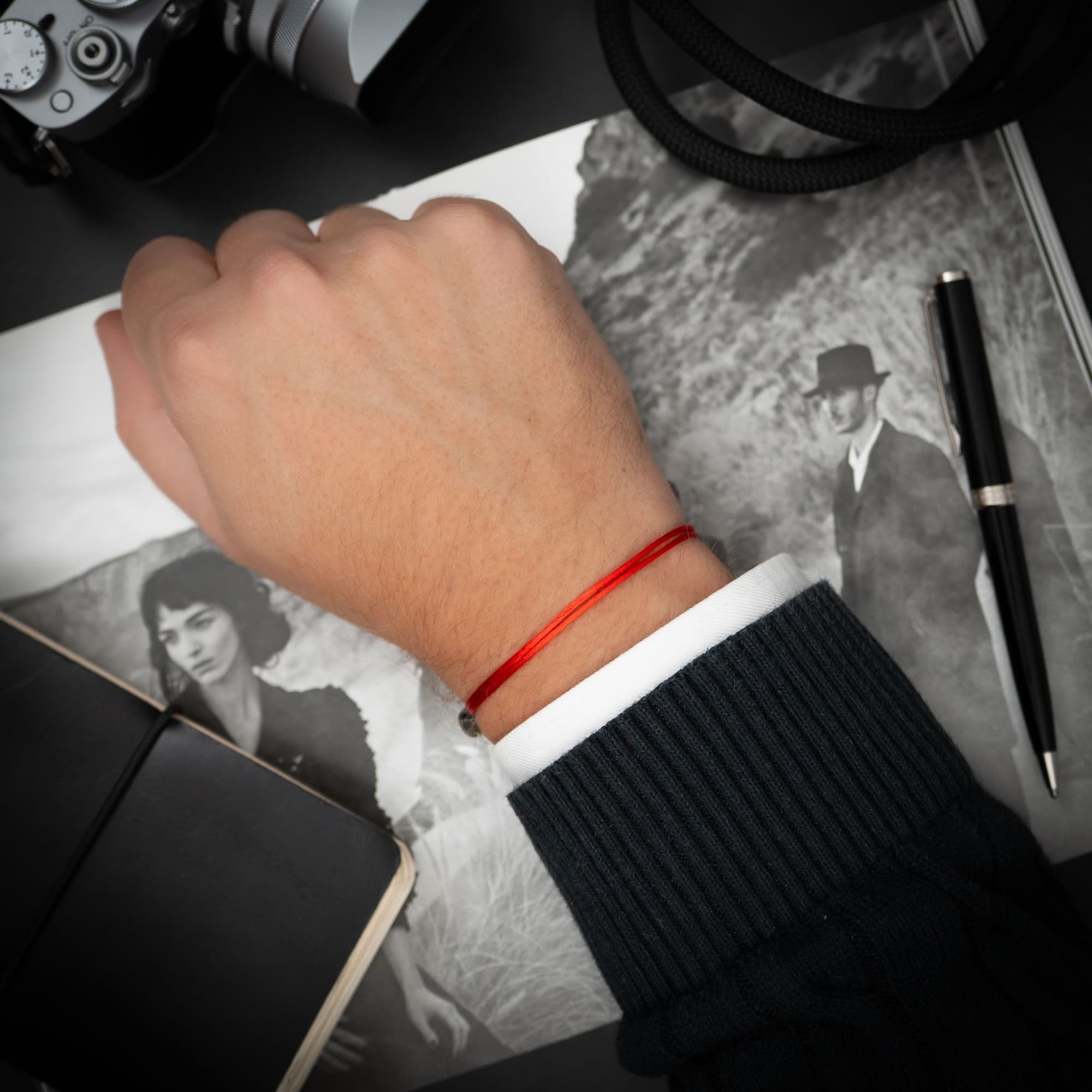 Lucky Red Satin bracelet