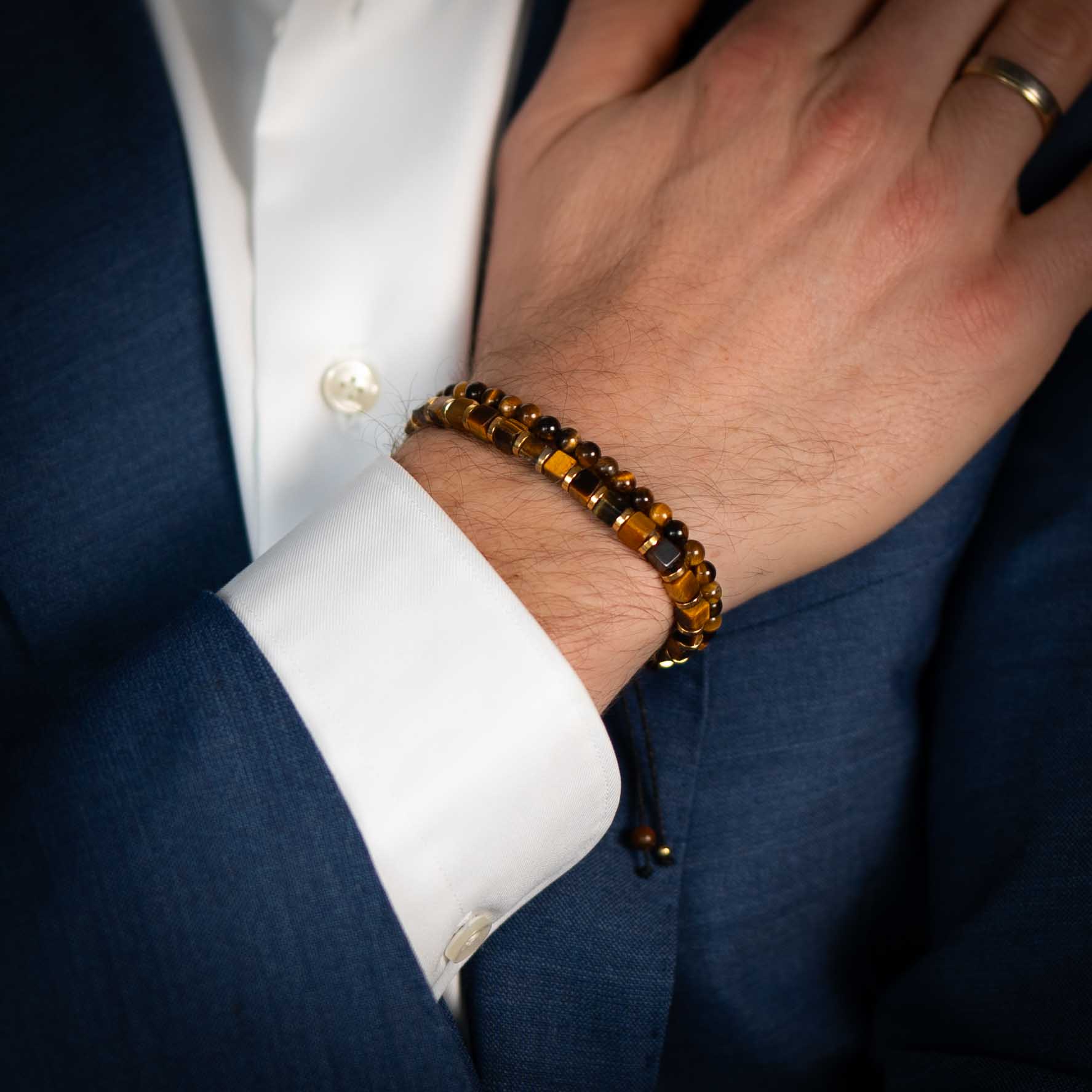 Tijgeroog Armbanden Duo Pack