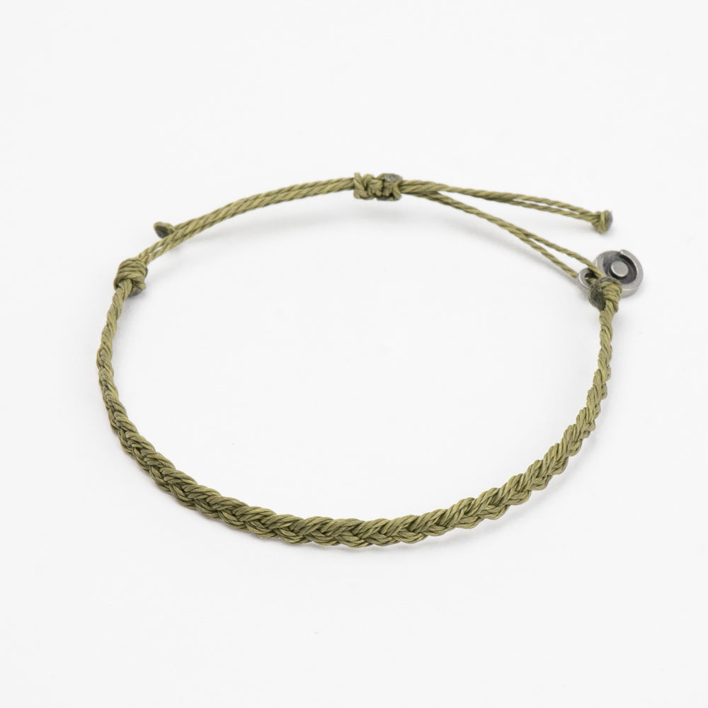 Olive Green Flow Bracelet
