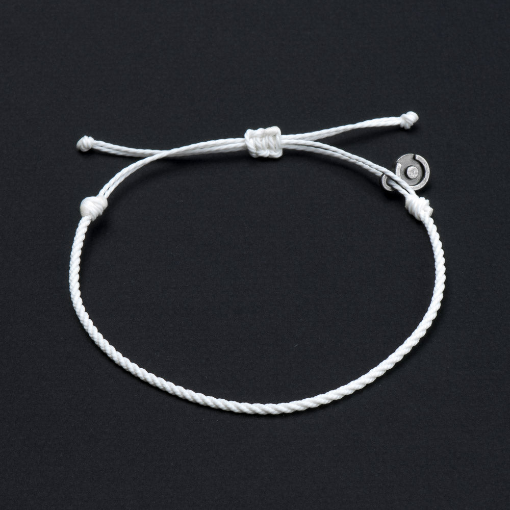 white bracelet