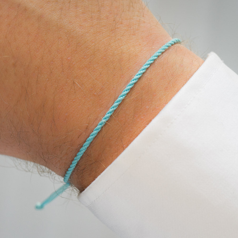 Sky Blue Twisted Bracelet by Chibuntu®