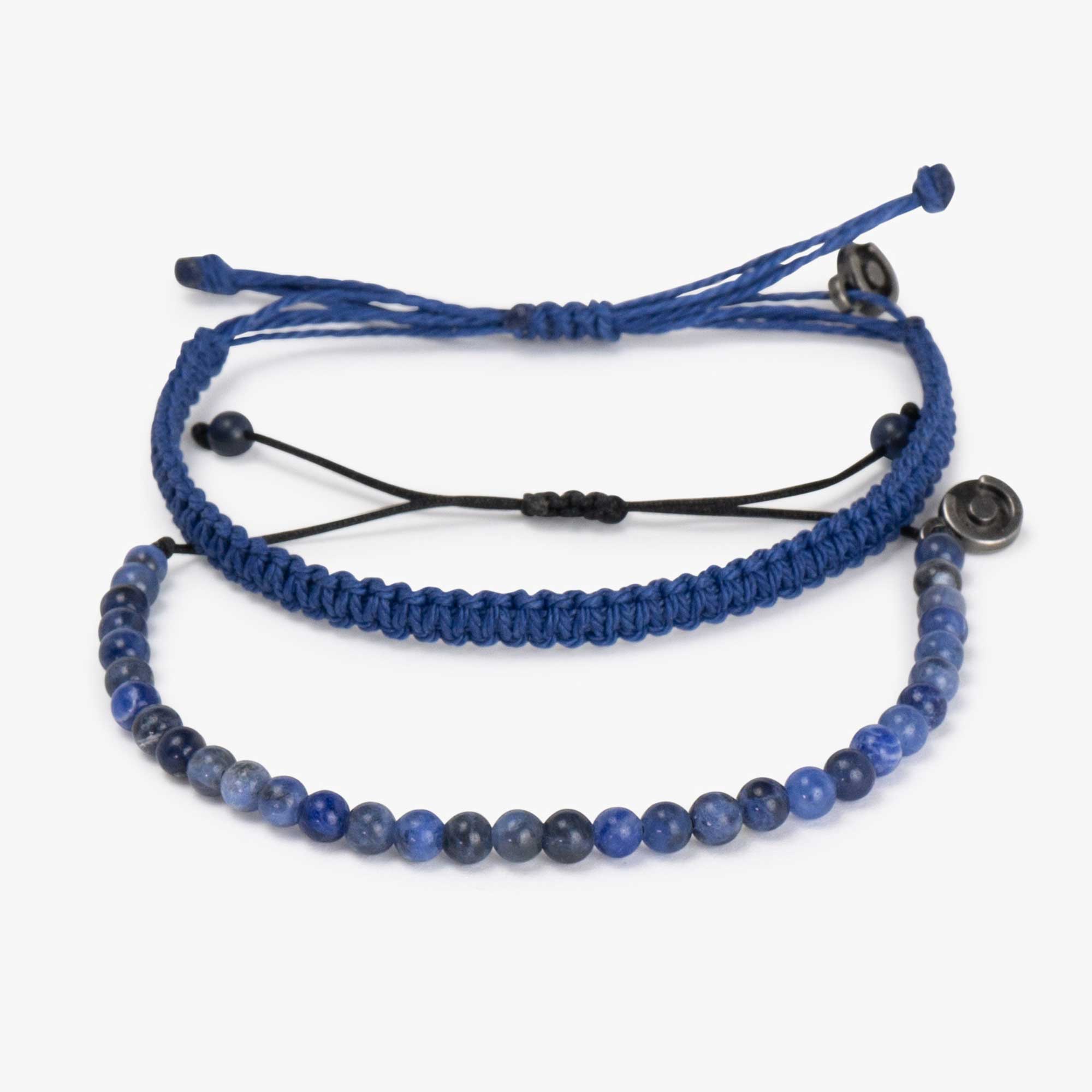 Sodalite & Marine Blauwe Cobra armbanden Set