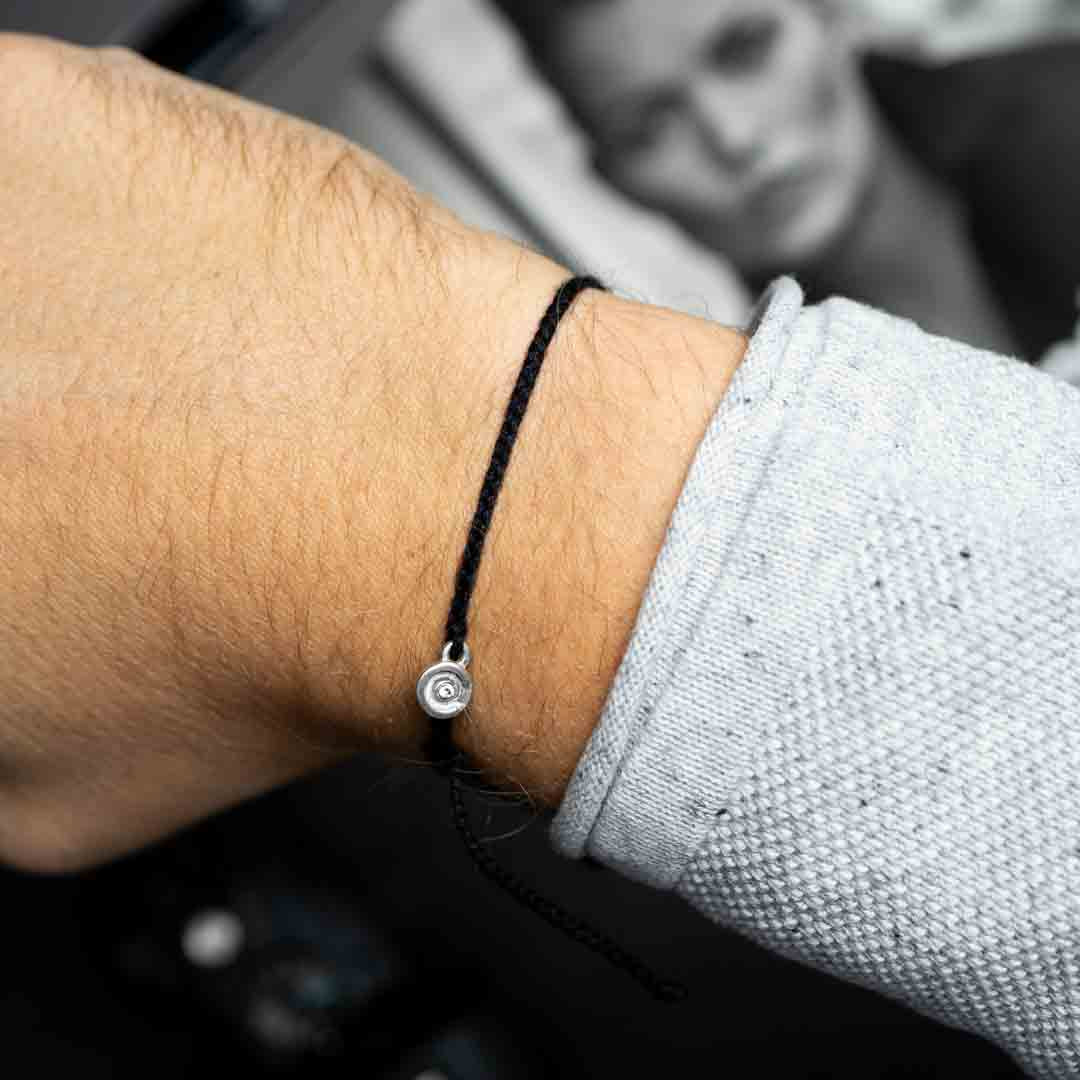 Black Original bracelet - 925S Silver & Clear Zircon Stone