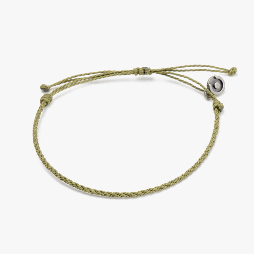 Olive Green Twisted Bracelet