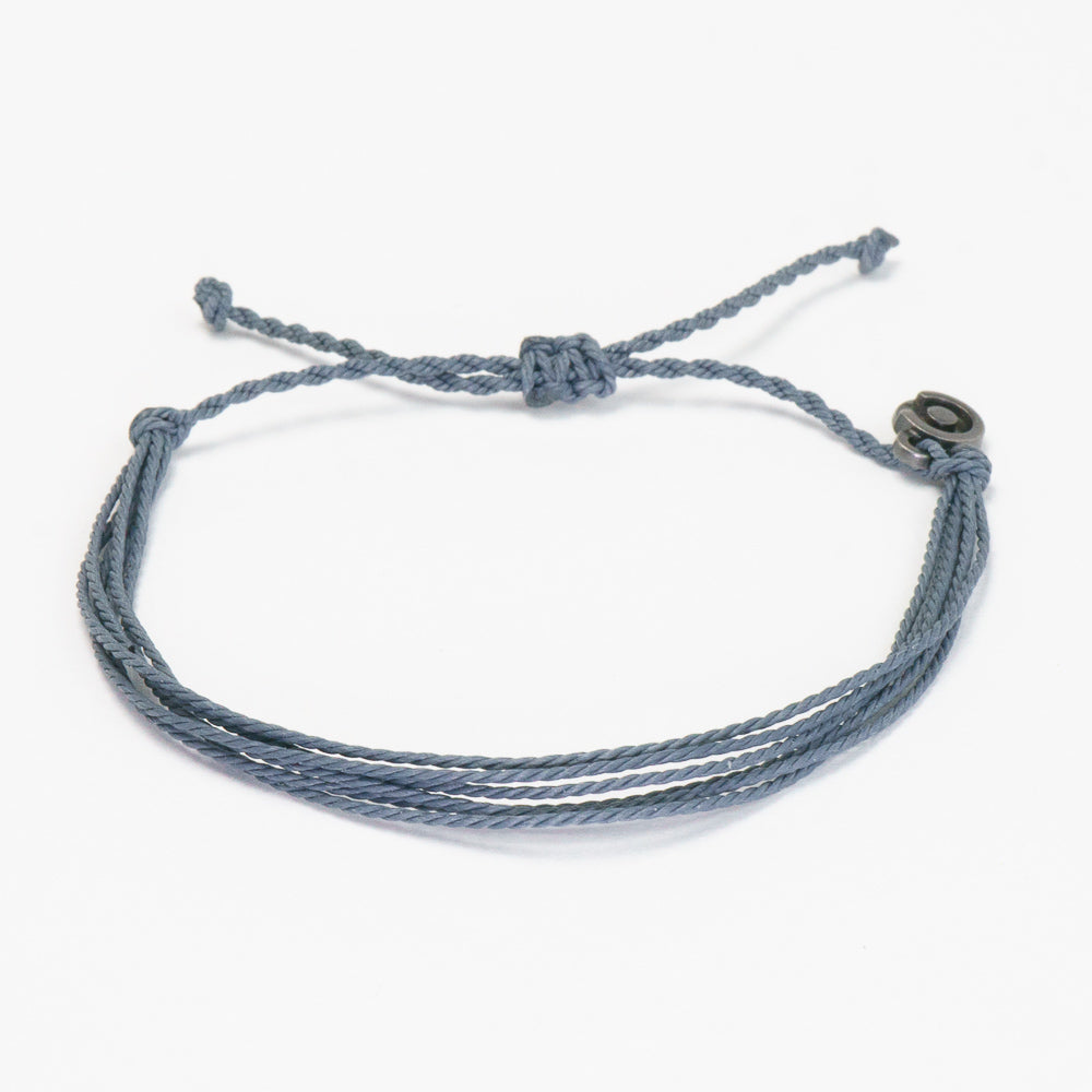 Deep Grey String bracelet