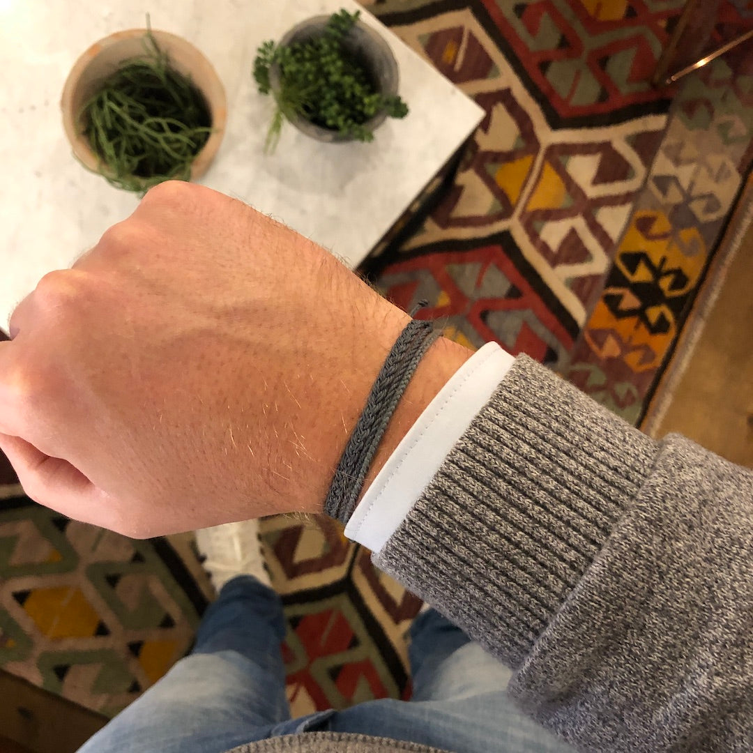 grey bracelet pack for men