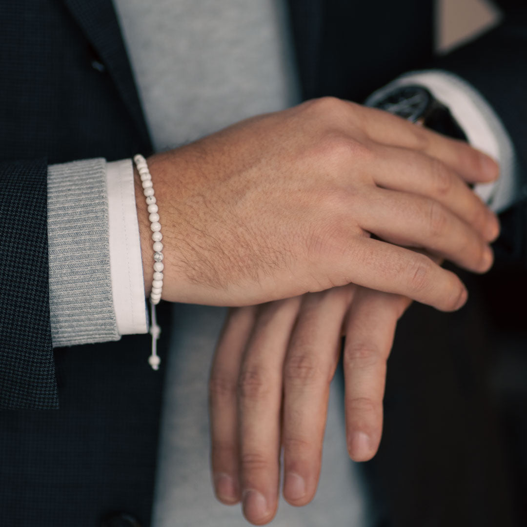 howlite bracelet mens