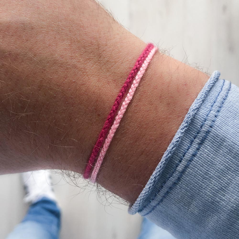 Authentic pink tie dye lokai bracelet -only worn a... - Depop