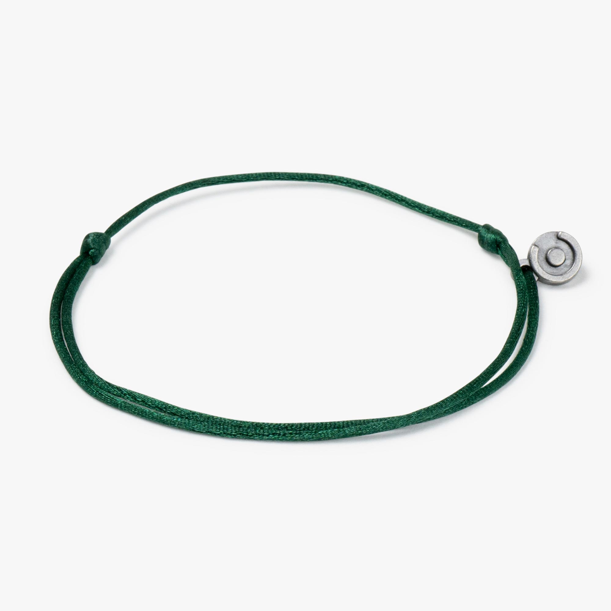 Leger Groene Satijnen armband