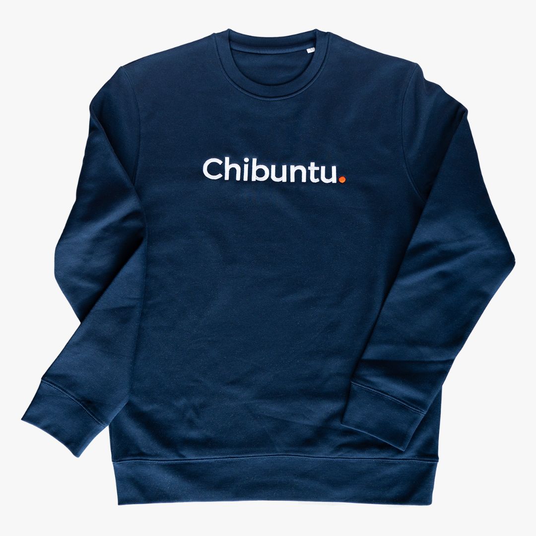 Marine Blauwe Sweater Chibuntu®