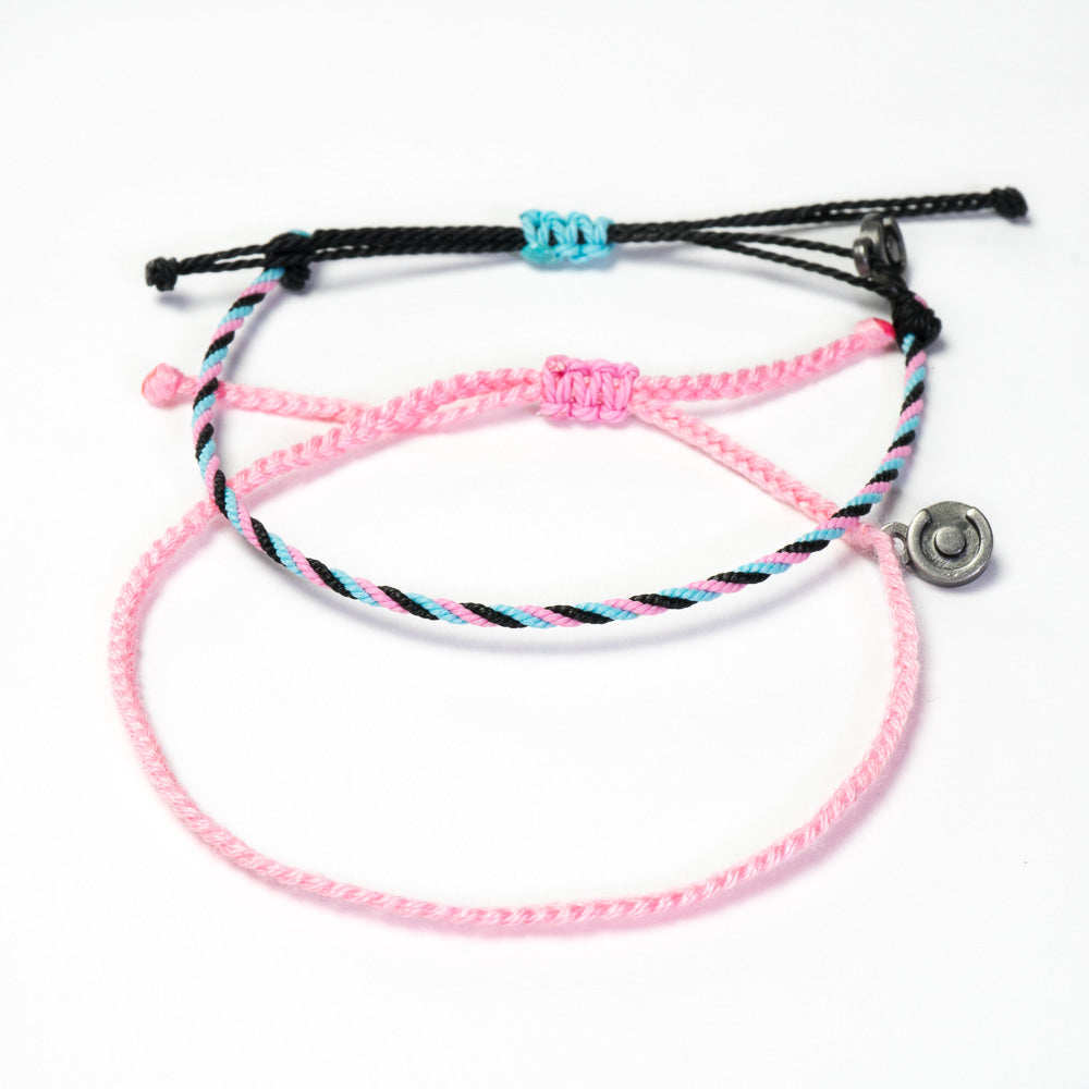 Pure Pink Polarity Bracelet set