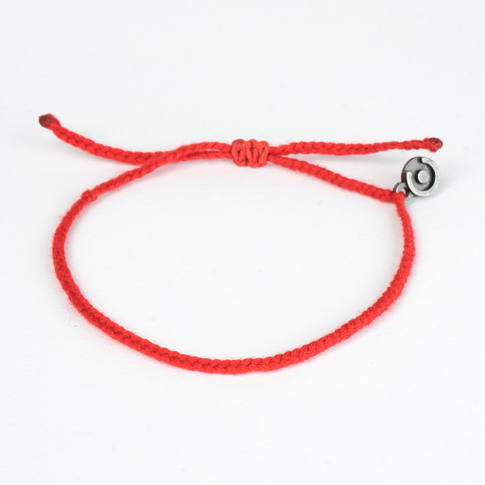Lucky Red String Handmade Ceramic bracelets 2pc set  zenheavens