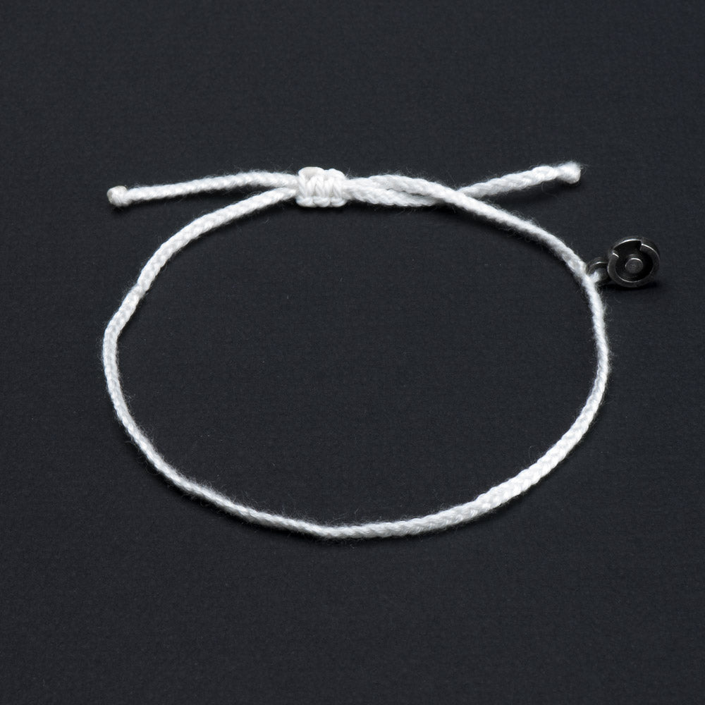white 2 mm bracelet